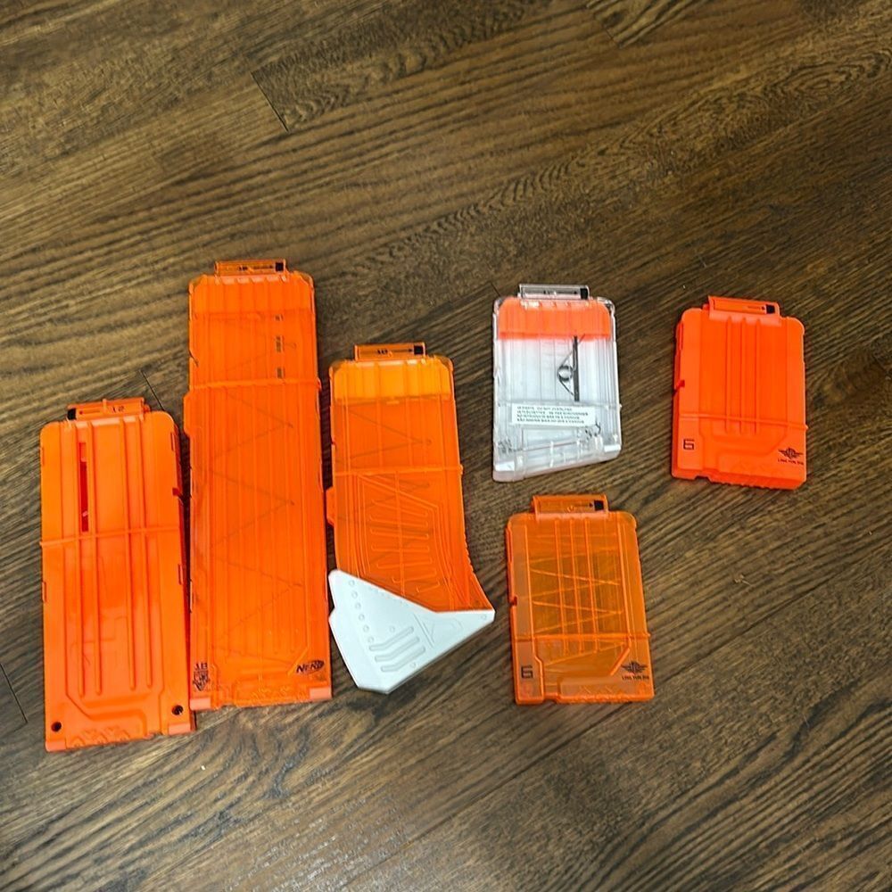 Bundle of 6 Nerf Dart Magazines